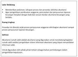 Standar Operasional Prosedur Sop Rumah Sakit Keuangan Akuntansi Keuangan Keuangan Rumah Sakit