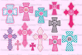 Download Cross Designs Monogram Frames Svg Cutting File Cricut Cross Designs Svg Dxf Cricut Design Space Silhouette Studio Digital Cut Files By Cutesy Pixel Thehungryjpeg Com