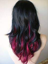Unavailable Listing On Etsy Black Hair Ombre Red Ombre Hair Pink And Black Hair