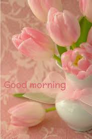 Good Morning Beautiful Flowers Pretty Flowers Pink Tulips