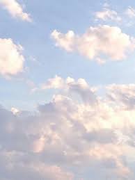 White clouds and blue sky during daytime. Cute Aesthetic Facebook