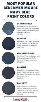 Most Popular Navy Blue Paint Colors By Benjamin Moore In 2020 Navy Blue Paint Navy Blue Paint Colors Blue Paint Colors