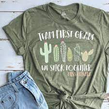 Original lyrics of stick together song by floorpunch. Team Teacher Stick Together Cactus Any Grade Unisex Dark Tshirt Teacher Shirt Designs Kindergarten Teacher Shirts School Shirts