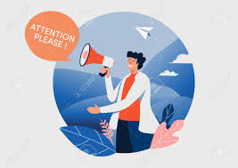 Grab your hiring manager's attention and get the interview with this ms word resume template for. The Man And Megaphone With Attention Please Word People Vector Royalty Free Cliparts Vectors And Stock Illustration Image 128509023