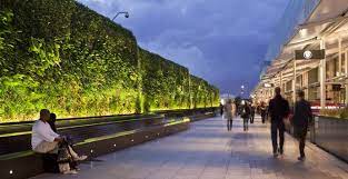 Pin By Christina Cho On La Elevation Landscape Vertical Garden Landscape Design