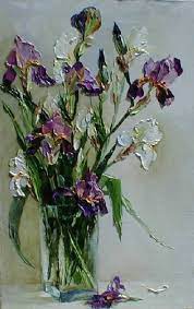 Iris Flowers Flower Painting Iris Painting Floral Painting
