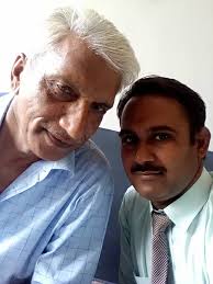 With Artist Ghulam Qadir lashari