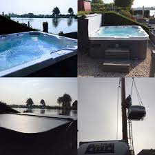 plaatsing van een jacuzzi in ridderkerk heerlijk bubbelen aan het water www elite wellness nl jacuzzi bubbels ridderkerk
