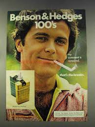 1986 Benson & Hedges Special Filter Cigarette Advertisement-