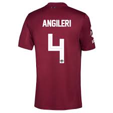 Join the discussion or compare with others! Herren Fussball Fabrizio Angileri 4 Auswartstrikot Burgund Trikot 2020 21 Hemd