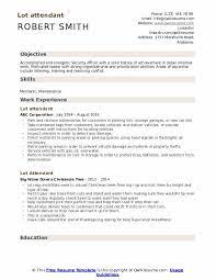 Here are some of the tasks that are associated with the lot technician. Lot Attendant Resume Samples Qwikresume