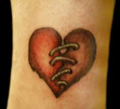 This heart tattoo idea has great meaning as well as art. Broken Heart Broken Heart Tattoo Broken Heart Tattoo Designs Broken Tattoo