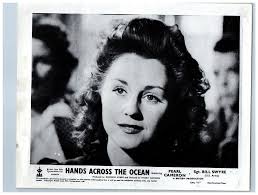 Hands Across The Ocean Original British Lobby Card 1946 docu Pearl Cameron