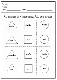 Confira aqui diversos desenhos para imprimir e colorir de formas geométricas. Atividades Com Formas Geometricas Para Educacao Infantil Free Download Wallpaper