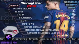 Cara Bermain Game Winning Eleven 2018 Ps2 Di Android Youtube