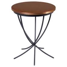 Twist Table Ethan Allen Copper Side Table Copper Top Table Copper Accent Table