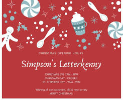 Crello has tons of templates to start with! Simpsons Letterkenny Glencar Road Letterkenny 2021