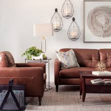Migliaia di nuove immagini di alta qualità aggiunte ogni giorno. Striking Brown Leather Couch Living Room Decor Ideas Interior Design Without Breaking The Bank Living Room Ideas