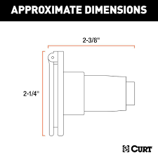 Receptacle kits are not included because the style of. Curt 58090 Vehicle Side 6 Way Round Trailer Wiring Harness Socket 6 Pin Trailer Wiring Nayancorporation Com