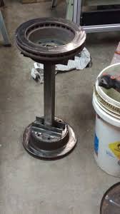 Brake Rotor Bar Stool For Shop Metal Projects Garage Stool Metal Art Welded