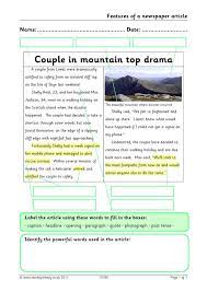 We started this unit by looking at pokemon newspaper articles and talking about point of view and the features of newspaper articles. Ks1 Newspapers Teachit Primary