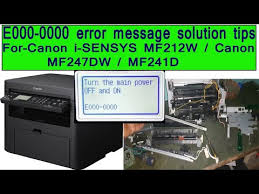 Maybe you would like to learn more about one of these? How To Fix E000 0000 Error In Canon I Sensys Mf212w Printer Canon Mf 241d Canon Mf 247d Youtube
