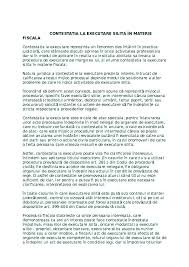 Doc Contestatia La Executare Silita In Materie Fiscala Simona Laura Academia Edu