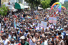 It's about getting to know and understand lgbt culture as well. Tel Aviv Pride Wikipedia