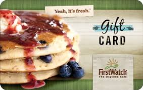 Gift cards cannot be used at good eats emporium or with online orders due to limitations with our technology. Amazon Com First Watch Restaurants 25 Gift Card Gift Cards