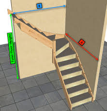 This article defines winder stairs refers to building code specifications, construction specs, and inspection details for winder, curved or angular stairs: Winder Staircase Made To Measure Ebay