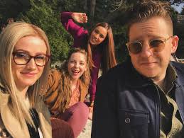 Exactly 5 years ago today, these four pioneers of New Fillory filmed the  final scene of The Magicians 🫶🏻🔮🎬🔪🍕🥓🤰🏻🌎🌱✨ And also, a very happy  birthday to the architect of the New Fillorian