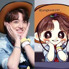 Follow along to learn how to draw rm from bts easy, step by step chibi. Draw So Cute Jungkook Novocom Top