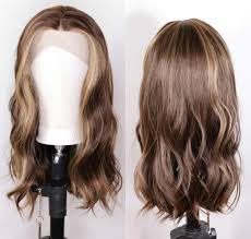 February 8, 2021 blonde hair hair highlights. Amazon Com Women S Ombre Wigs Synthetic Lace Front Long Wavy Brown Blonde Highlights Color 30 27 Natural Hairline 180 Density Balayage Hair Blonde Wig 22inch Beauty