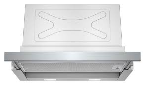 Una campana de cocina silenciosa. Siemens Li67sa530 Iq300 Campana Extractora Telescopica Con Cm 60 De Cinc Plateado Vieffetrade