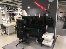 New setup on custom built ikea desk. Our Ikea Gaming Setup Pcmasterrace