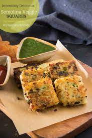 Potato And Sooji Snack Healthy Indian Teatime Snacks My Tasty Curry Recipe Indian Food Recipes Vegetarian Veg Snacks Vegetarian Snacks