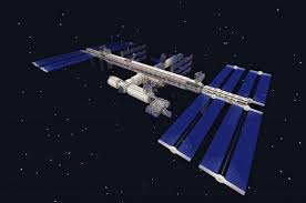 International Space Station Minecraft Education Edition Space Station Minecraft Space Space Station Art