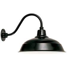 Große auswahl an gooseneck 4 3. Warehouse 10 High Black Gooseneck Outdoor Wall Light 9c417 Lamps Plus