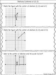 Dilations Guided Notes And Worksheet In 2020 Guided Notes High School Geometry Notes Geometry Notes
