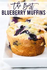 Beat in the vanilla extract and almond extract. Blueberry Muffins Recipe Add A Pinch