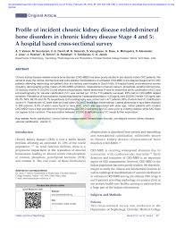 Pdf Profile Of Incident Chronic Kidney Disease Related