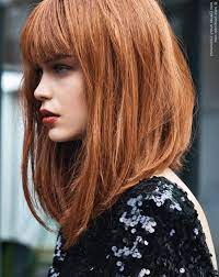 Women Hair Short Back Long Front Long In Front Haircut Carre Plongeant Long Frange Carre Plongeant Frange Coupe De Cheveux