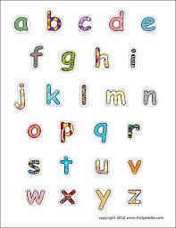 While these make wonderful printables for teachers to hang in their classrooms as cool poster displays, moms will find so much use out of these too! Alphabet Lower Case Letters Free Printable Templates Coloring Pages Firstpalette Com