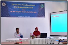 Check spelling or type a new query. Pelatihan Penulisan Soal Uji Kompetensi Tenaga Teknis Kefarmasian Akademi Farmasi Samarinda