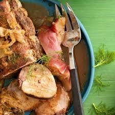 Air fryer pork loin comes out tender on the inside and flavored to perfection outside. Pork Roast With Apples Recipe Recipe Pork Roast With Apples Slow Cooker Recipes Low Calorie Slow Cooker Recipes