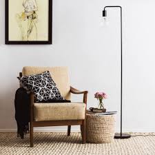 Stehlampe Vida Schwarz 100 Edelstahl Urbanara