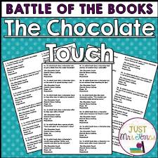 From tricky riddles to u.s. The Chocolate Touch Battle Of The Books Trivia Questions By Deana Jones