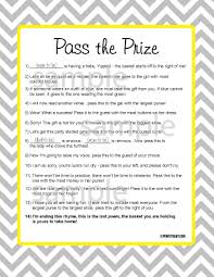 Pass The Prize Game That You Can Print From Home One Of Our Most Popular Baby Shower Games Baby Shower Prizes Baby Shower Games Baby Shower