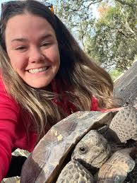 Happy ending for “Tina the turtle”! Her burrow was in the path of upgrades  planned, but this family loved her so much, they were able to relocate her 