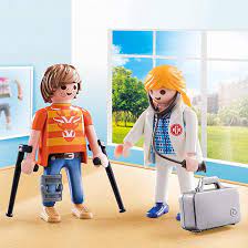 Amazon.com: Playmobil 70079 Duo Pack for Doctors and Patients Colourful :  Toys & Games